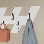 Κρεμάστρα τοίχου Livy λευκό μελαμίνης - Image 3