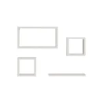 Ραφιέρα Babine μελαμίνη σε λευκή απόχρωση - Image 3