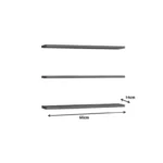 Ραφιέρα τοίχου Edna μελαμίνη σε καρυδί απόχρωση - Image 3