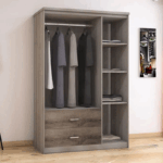 Ντουλάπα ρούχων τρίφυλλη OLYMPUS χρώμα castillo-toro - Image 4