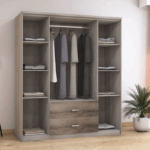 Ντουλάπα ρούχων τετράφυλλη OLYMPUS χρώμα castillo-toro - Image 2