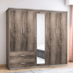 Ντουλάπα ρούχων πεντάφυλλη OLYMPUS χρώμα castillo-toro - Image 3