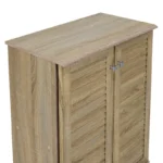 Παπουτσοθήκη-ντουλάπι SANTO pakoworld 10 ζεύγων χρώμα sonoma - Image 6