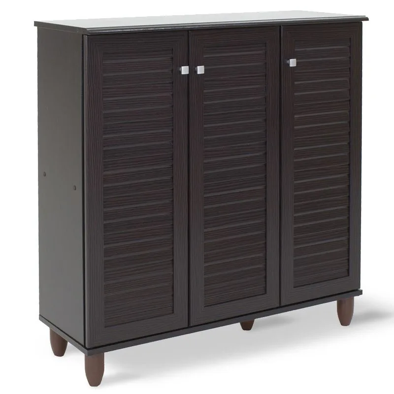 123-000032 Παπουτσοθήκη-ντουλάπι SANTO 16 ζεύγων χρώμα wenge - Image 1