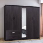 Ντουλάπα ρούχων πεντάφυλλη OLYMPUS χρώμα wenge - Image 3