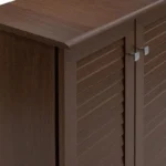 Παπουτσοθήκη-ντουλάπι SANTO  10 ζεύγων χρώμα καρυδί - Image 6