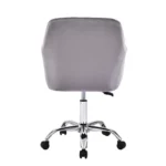 Καρέκλα γραφείου εργασίας Xever βελούδο γκρι - Image 9