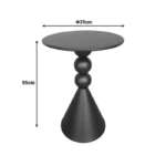 Βοηθητικό τραπέζι Bilane μέταλλο σε terracotta απόχρωση - Image 2