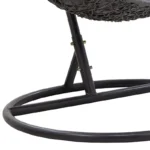 Κούνια Soleil κρεμαστή μέταλλο-pp-μαξιλάρι γκρι - Image 2