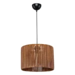 Φωτιστικό οροφής μονόφωτο PWL-1117  Ε27 καφέ