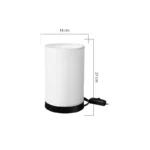 Επιτραπέζιο φωτιστικό Fana pvc σε κρεμ απόχρωση - Image 5