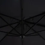 Ομπρέλα επαγγελματική κρεμαστή 360 μοιρών Raffaella αλουμινίου 3x3m ανθρακί - Image 6