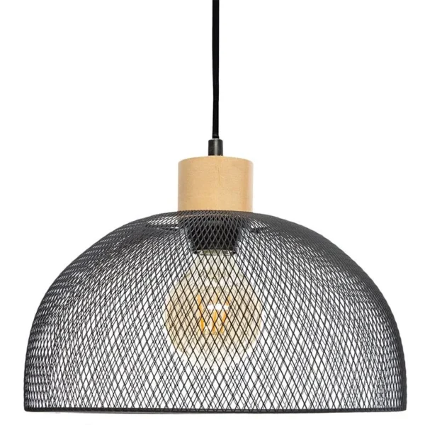 Φωτιστικό οροφής μονόφωτο Sam Ε27 μαύρο