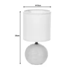 Επιτραπέζιο φωτιστικό PWL-1210 Ε14 60W κεραμικό γκρι - Image 2