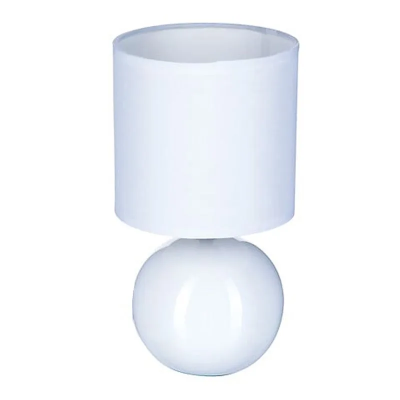 199-000576 Επιτραπέζιο φωτιστικό PWL-1210 Ε14 60W κεραμικό σε λευκό gloss χρώμα - Image 1