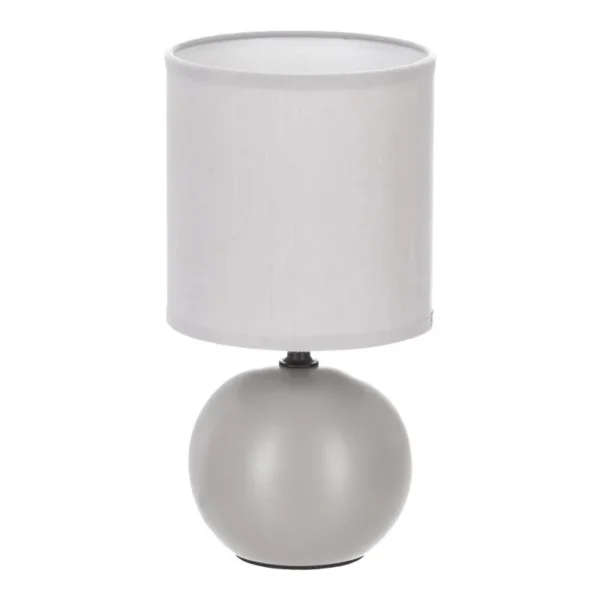 Επιτραπέζιο φωτιστικό PWL-1210 Ε14 κεραμικό σε γκρι-καφέ απόχρωση