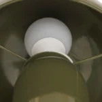 Επιτραπέζιο φωτιστικό Mushi μέταλλο σε χακί απόχρωση - Image 4