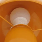 Επιτραπέζιο φωτιστικό Mushi μέταλλο σε κίτρινη απόχρωση - Image 4