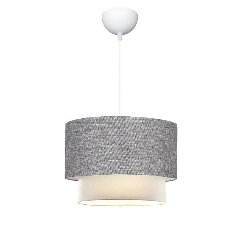 202-000146 Φωτιστικό οροφής Fersa γκρι-λευκό - Image 1