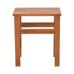 Τραπεζάκι παραλίας Summrine μασίφ ξύλο οξιάς σε καρυδί χρώμα - Image 4