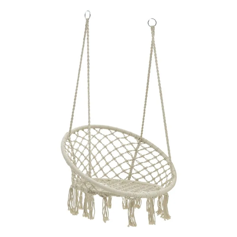 218-000011 Αιώρα-κούνια κάθισμα Eventful σχοινί μπεζ - Image 1