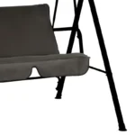 Κούνια κήπου Globo μέταλλο μαύρο-ύφασμα γκρι - Image 3