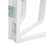 Τραπέζι πτυσσόμενο Talen σε λευκή απόχρωση Φ80x74εκ - Image 4