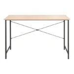 Γραφείο εργασίας Senzia  σε φυσική απόχρωση με μαύρο μέταλλο - Image 5