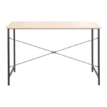 Γραφείο εργασίας Senzia  σε φυσική απόχρωση με μαύρο μέταλλο - Image 3