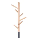 Καλόγερος ρούχων Marianna μέταλλο μαύρο-φυσικό - Image 2