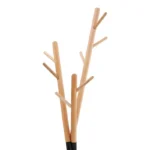 Καλόγερος ρούχων Sigar μέταλλο-ξύλο σε μαύρη-φυσική απόχρωση - Image 2