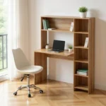 Γραφείο με βιβλιοθήκη Janson oak