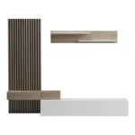 Σύνθετο σαλονιού Litende σε λευκή-sonoma απόχρωση - Image 3