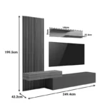 Σύνθετο σαλονιού Litende σε λευκή-sonoma απόχρωση - Image 7