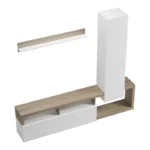 Σύνθετο σαλονιού Leganto σε sonoma με λευκή απόχρωση - Image 5