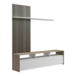 Σύνθετο σαλονιού Delfina σε sonoma με λευκή απόχρωση - Image 2