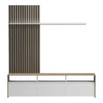 Σύνθετο σαλονιού Delfina σε sonoma με λευκή απόχρωση - Image 3