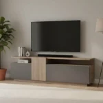 Έπιπλο τηλεόρασης Vendora σε sonoma-ανθρακί απόχρωση