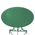 Τραπέζι Ζαππείου Noah μεταλλικό πράσινο Φ58x72εκ - Image 3