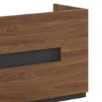 Γραφείο reception επαγγελματικό Oscar καρυδί-ανθρακί - Image 4