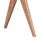 Τραπέζι Winslow ξύλο rubberwood σε ανοιχτό καρυδί χρώμα 200x100x75εκ - Image 3