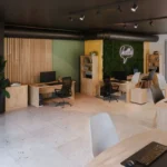 Συρταριέρα γραφείου τροχήλατη Anze φυσικό μελαμίνης 48x38x53εκ - Image 3