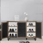 Παπουτσοθήκη-ντουλάπι Ronan χρώμα καρυδί - Image 6