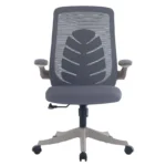 Καρέκλα γραφείου εργασίας Enrich ύφασμα mesh γκρι - Image 5