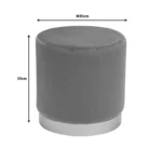 Σκαμπό Dash βελούδο σάπιο μήλο-χρυσό - Image 2