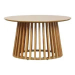 Τραπέζι σαλονιού Domonic mdf/pw σε φυσική απόχρωση - Image 6