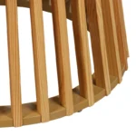 Τραπέζι σαλονιού Domonic mdf/pw σε φυσική απόχρωση - Image 3