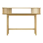 Κονσόλα Nodial MDF/Bamboo σε φυσική απόχρωση 120x39x85εκ - Image 3