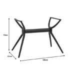 Βάση τραπεζιού Herno λευκό pp - Image 2