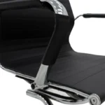 Καρέκλα γραφείου επισκέπτη Valter μαύρο pu - Image 4